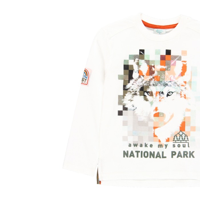 Tricou maneca lunga copii 4-16 ani, animal print, brand Boboli [3]