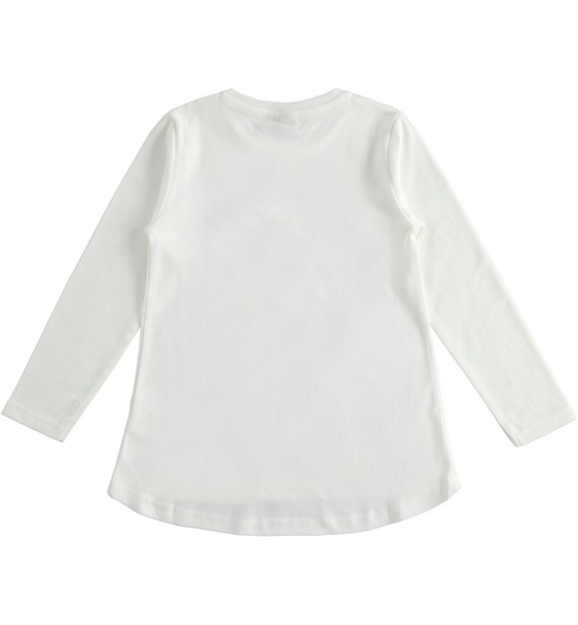 Tricou maneca lunga fete,aplicatie inima cu perle, iDO [2]