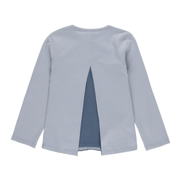 Tricou maneca lunga fetite, blue, animal print, Boboli [2]