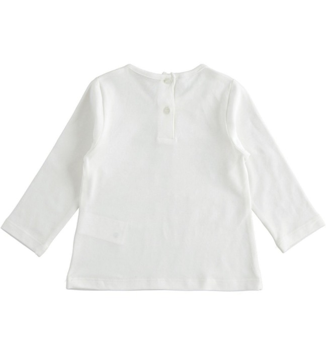 Tricou maneca lunga fetite, print gliterat, iDO [2]