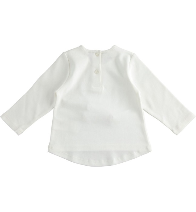 Tricou maneca lunga fetite, R camuflaj, flori grena, iDO [2]