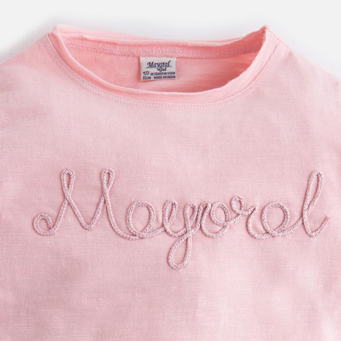 Tricou maneca lunga fetite roz Mayoral [3]