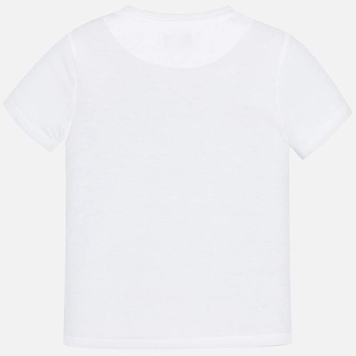 Tricou maneca scurta baiat 8-18 ani Mayoral, alb [3]