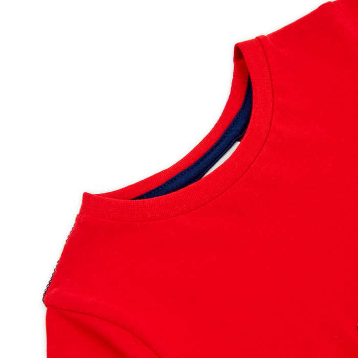 Tricou maneca scurta baieti 1-8 ani, rosu, animal print, Boboli [4]