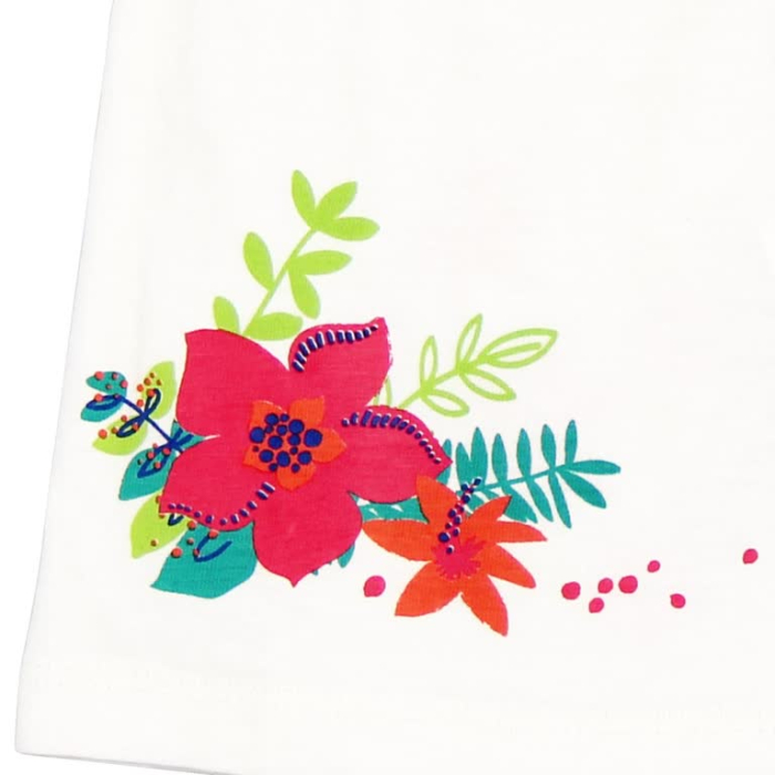 Tricou maneca scurta fete, bumbac,imprimeu flamingo, Boboli [4]