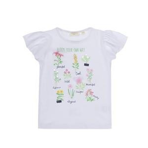 Tricou maneca scurta fete cu imprimeu flori, Ubs2 [1]