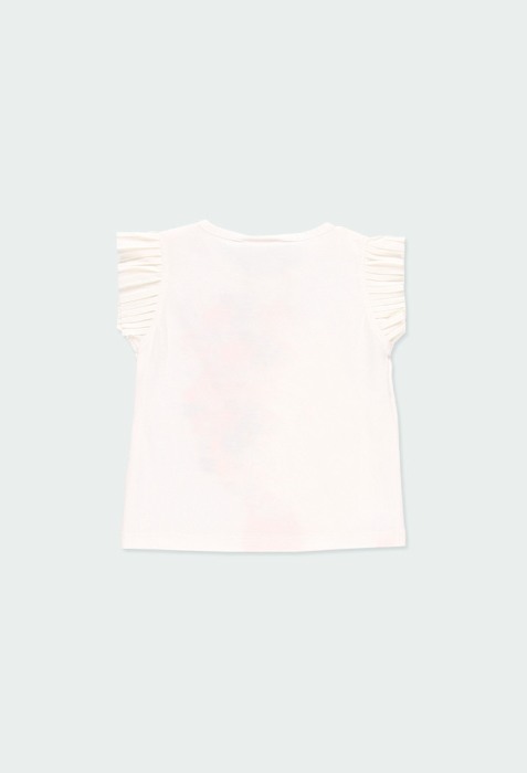 Tricou maneca scurta fete , imprimeu floral, Boboli [2]