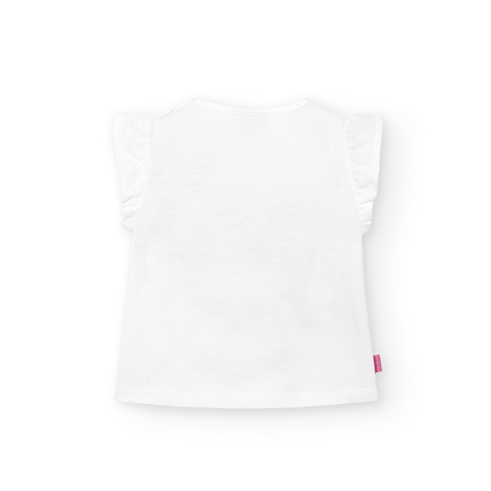 Tricou maneca scurta fetite, bumbac better cotton, imprimeu fetita, brand BOBOLI [2]