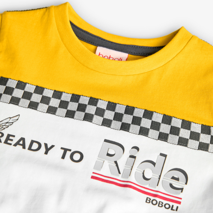 Tricou maneca scurta formula 1 baiat 1-8 ani, ready to ride, brand Boboli [4]
