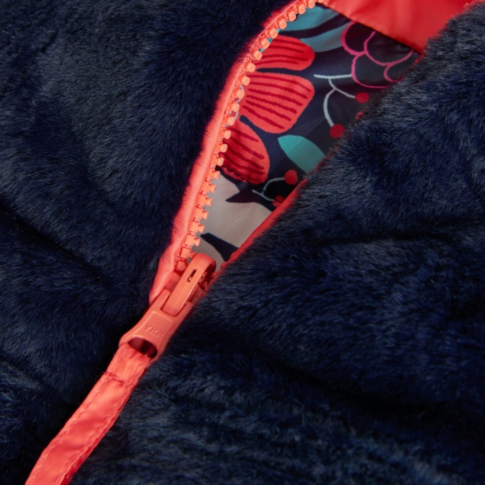 Vesta reversibila fete, imprimeu floral, Boboli [6]