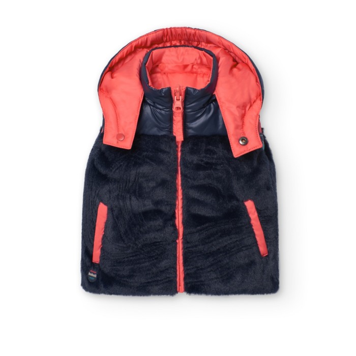 Vesta reversibila fete, imprimeu floral, Boboli [5]