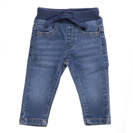 Baieti 2-16 ani - Blugi baieti 3luni-6ani, bumbac, strech, denim navy, brand Babybol