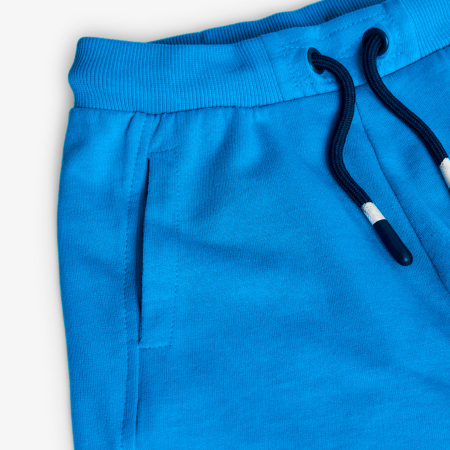Pantaloni scurti baieti 2-14 ani, bumbac better cotton, albastru, brand Boboli [2]