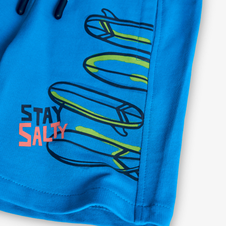 Pantaloni scurti baieti 2-14 ani, bumbac better cotton, albastru, brand Boboli [3]