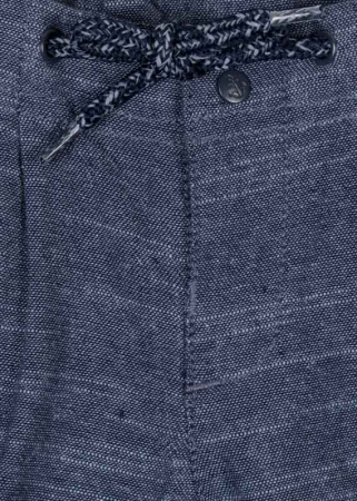 Pantaloni scurti bebe baiat, bumbac 100%, gri/blue, brand Boboli [2]