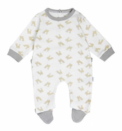 Fete/Baieti 2- 16 ani - Babybol Salopeta bebe cu imprimeu iepurasi