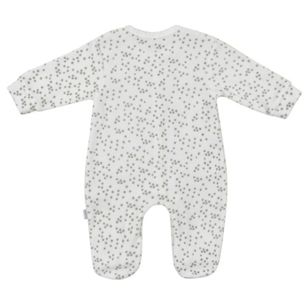 Babybol Salopeta catifea cu maneca lunga fetite 0-18 luni, stelute gri [1]