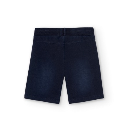 Bermuda baiat, fake denim, darkblue, Boboli [1]