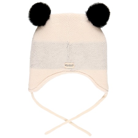 Caciula bebe baiat, panda cu mot, tricot, Boboli [1]
