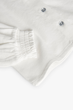 Camasa eleganta fetite, bumbac better cotton, ivoire, brand Boboli [3]