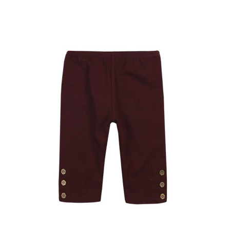 Pantaloni/Colanti/Fuste - Colant 3/4 bebe fetite, strech, grena, brand Boboli