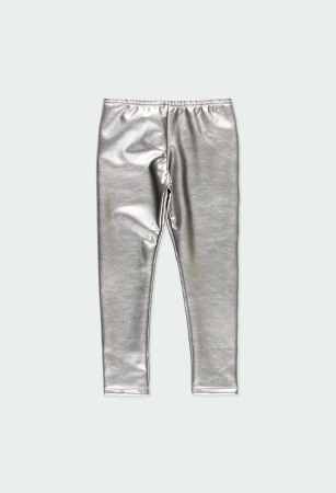 Fete/Baieti 2- 16 ani - Colant ecopiele fete, argintiu , vatuiti interior, Boboli