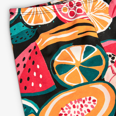 Colant fete 3/4, bumbac, imprimeu fructe, multicolor, brand Boboli [2]