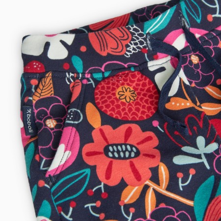 Colant vatuit fetite 1-8 ani, bumbac better cotton, imprimeu floral, brand Boboli [3]