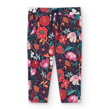 Colant vatuit fetite 1-8 ani, bumbac better cotton, imprimeu floral, brand Boboli [1]