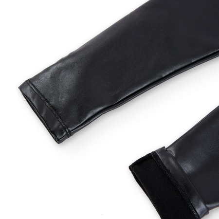 Colanti fete piele ecologica,negri, Boboli [2]