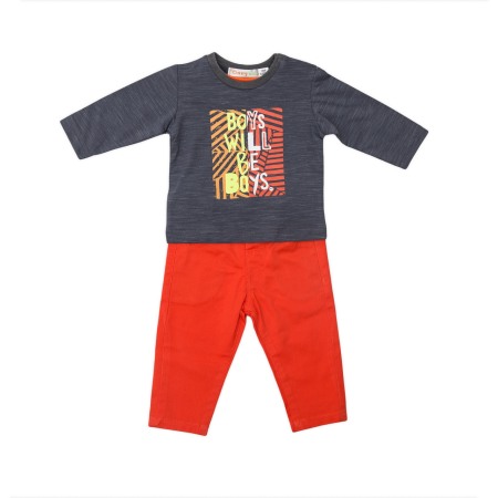 Baieti - Compleu baieti tricou si pantaloni Babybol