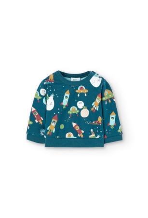 Compleu bebe baiat bumbac better cotton, Boboli [2]