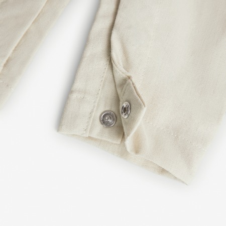 Compleu bebe baiat, camasa muselina alba cu salopeta in, Boboli [5]