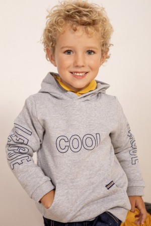 Compleu hanorac cu gluga si blugi pentru baiat, Babybol [1]