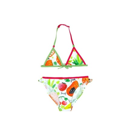 Fete - Costum baie 2 piese fete 4-16 ani, imprimeu fructe, Boboli