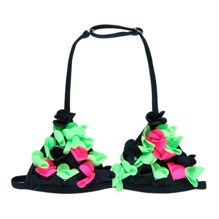 Costum baie 2 piese fete, aplicatii florale, Boboli [2]