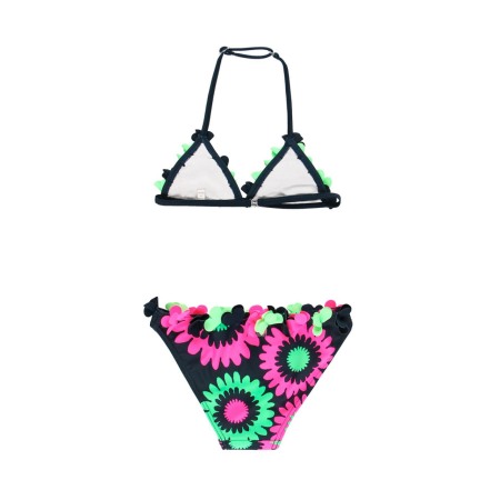 Costum baie 2 piese fete, aplicatii florale, Boboli [1]