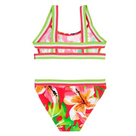 Costum baie fete 2 piese , model floral, Boboli [1]