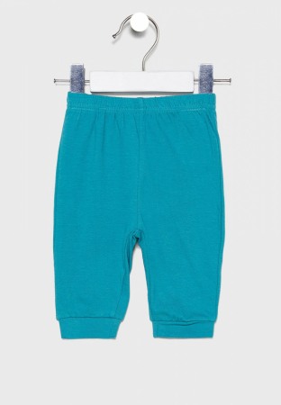 Costumas 3 piese bebe fetita, turcoaz,Babybol [3]