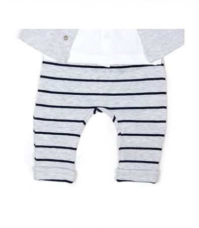 Costumas bumbac 3 piese bebe baiat, Babybol [2]