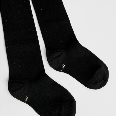 Dres bumbac fete 4-16 ani cu strasuri, negru, Boboli [1]