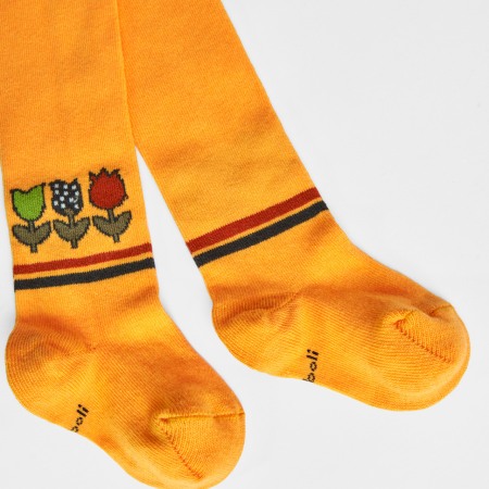 Dresuri fetite bumbac, model lalea, galben, Boboli [1]