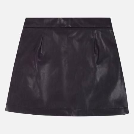 Fusta mini fete 8-16 ani, combinatie ecopiele material carouri, Mayoral [2]