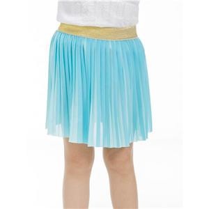 Fete - Fusta plisata fete 4-12 ani , turcoaz, UBS2