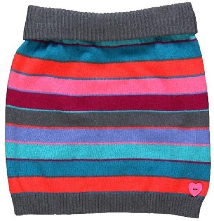 Fuste - Fusta tricot fete 4-16 ani, dungi multicolore, Boboli
