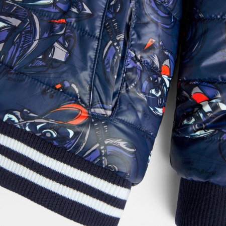 Geaca baiat fata reversibila, therno, bleumarin, Boboli [3]