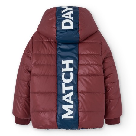 Geaca baiat reversibila, impermeabila, thermo, grena, brand Boboli [4]