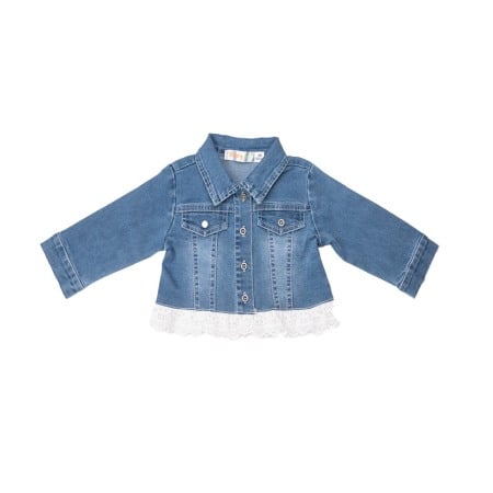 Fete - Geaca blugi fete cu broderie , Babybol