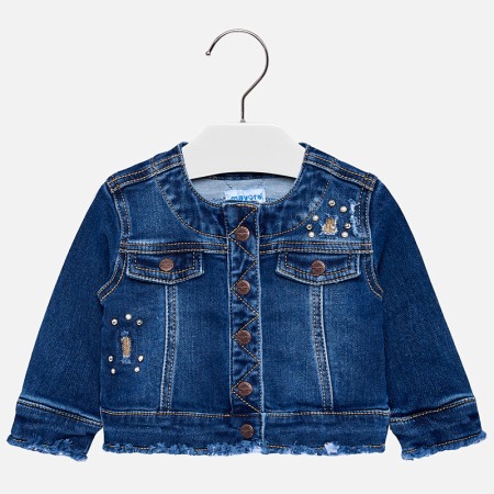 Geci primavara - Geaca blugi fetite 6luni-3 ani, Mayoral