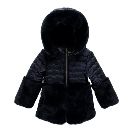 Geaca eleganta cu blanita , matlasata, navy, Boboli [5]